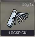Lockpick used for store robberies