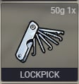 Lockpick Lockpick used for store robberies