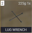 Lug Wrench used during vehicle chopping