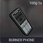 Burner Phone used for house robbery contracts