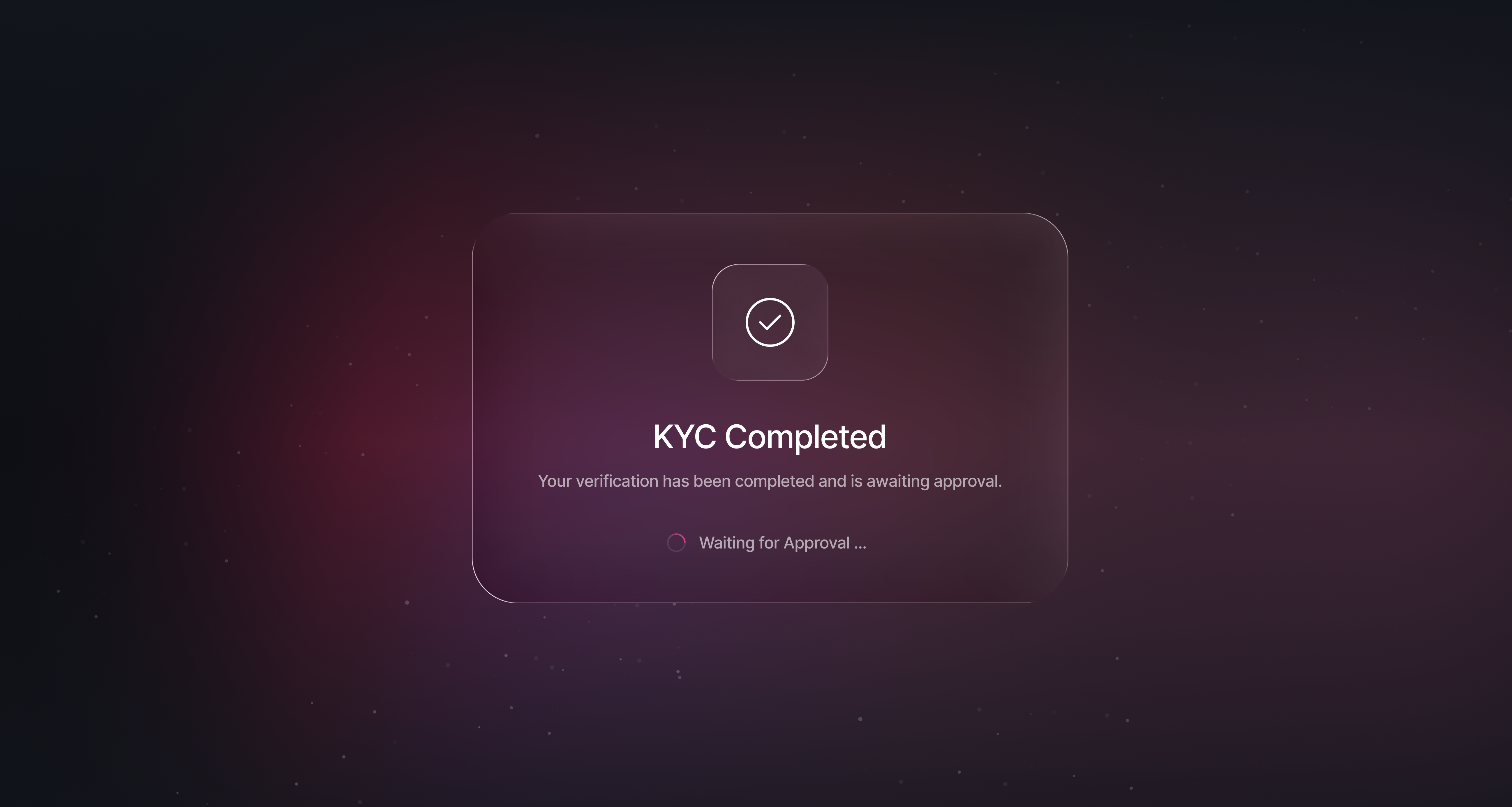 KYC Completed