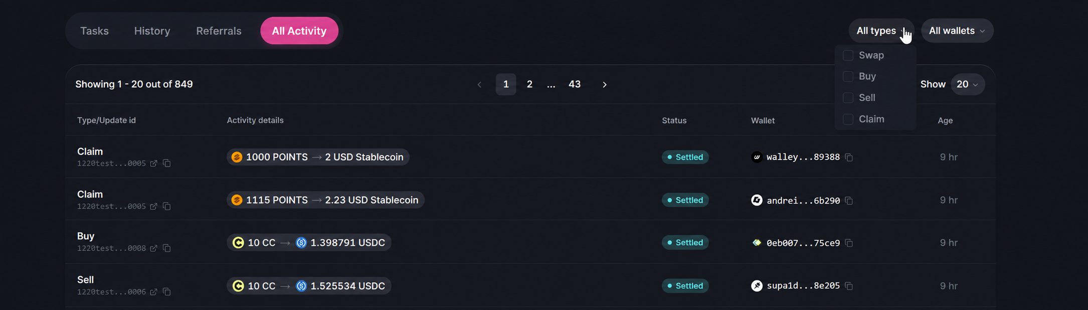 Earnhub All Activity 1