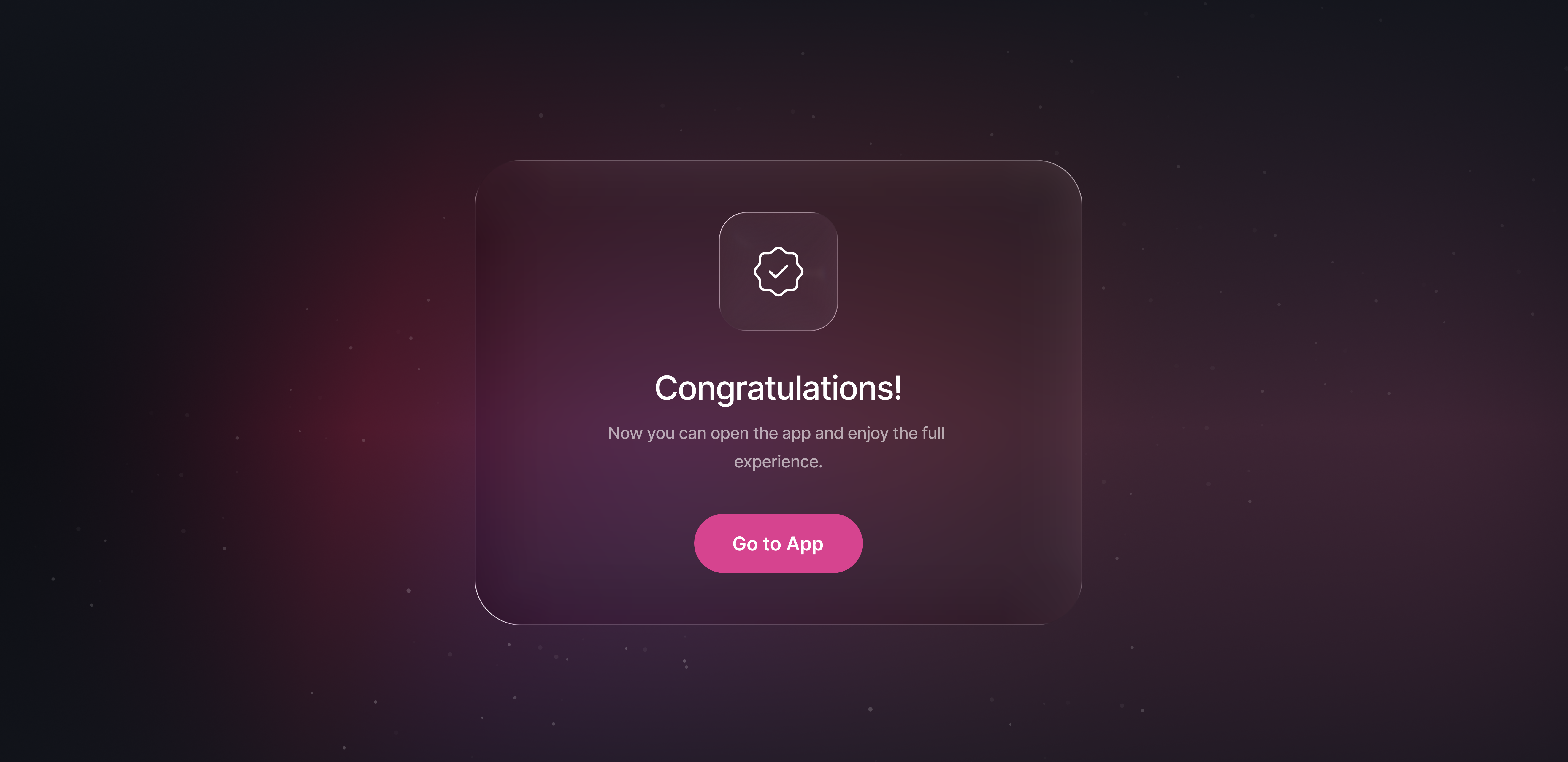 Congrats
