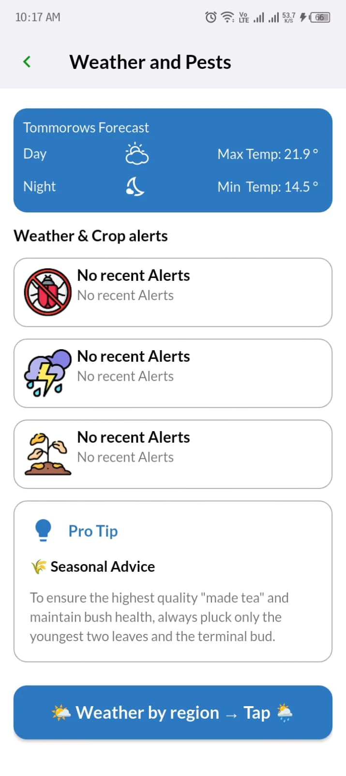 Alerts Section