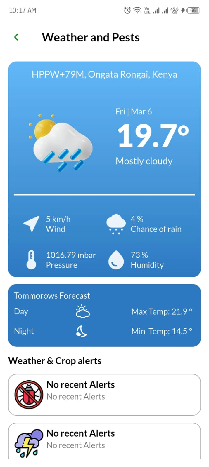 Weather Forecast Page
