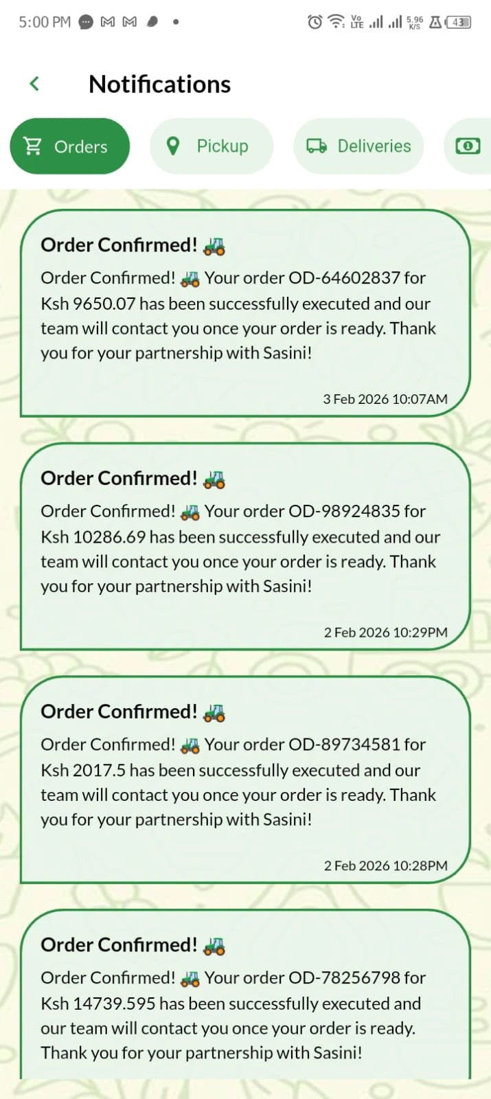 Checkout Success and Order ID