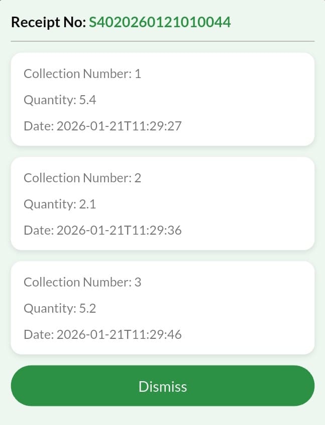 Delivery Breakdown Modal