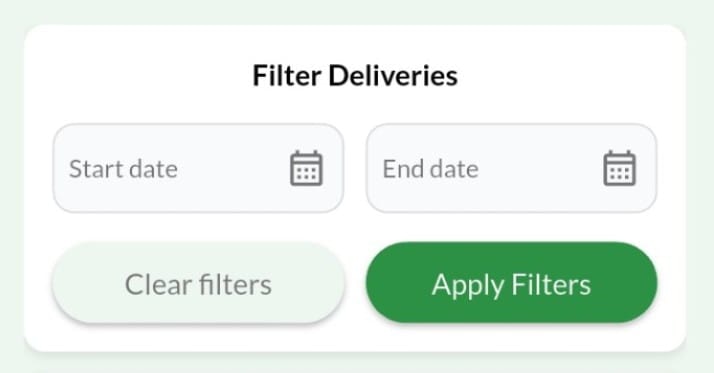 No Delivery Records Found