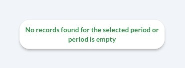 No Delivery Records Found