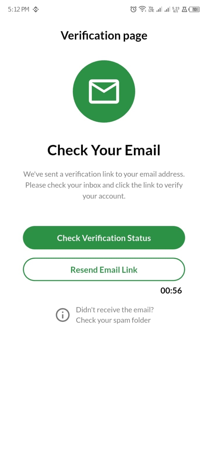 Email Verification Prompt