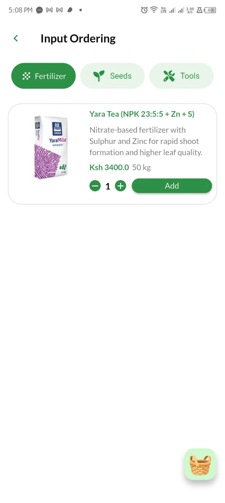 Agri Shop Categories and Products