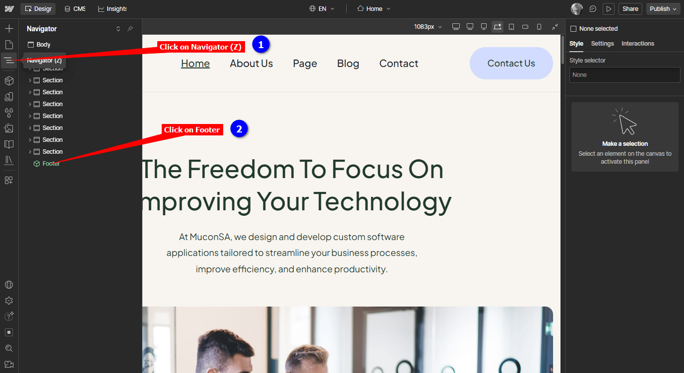 7-Webflow-Click-on-Navigator-and-Footer