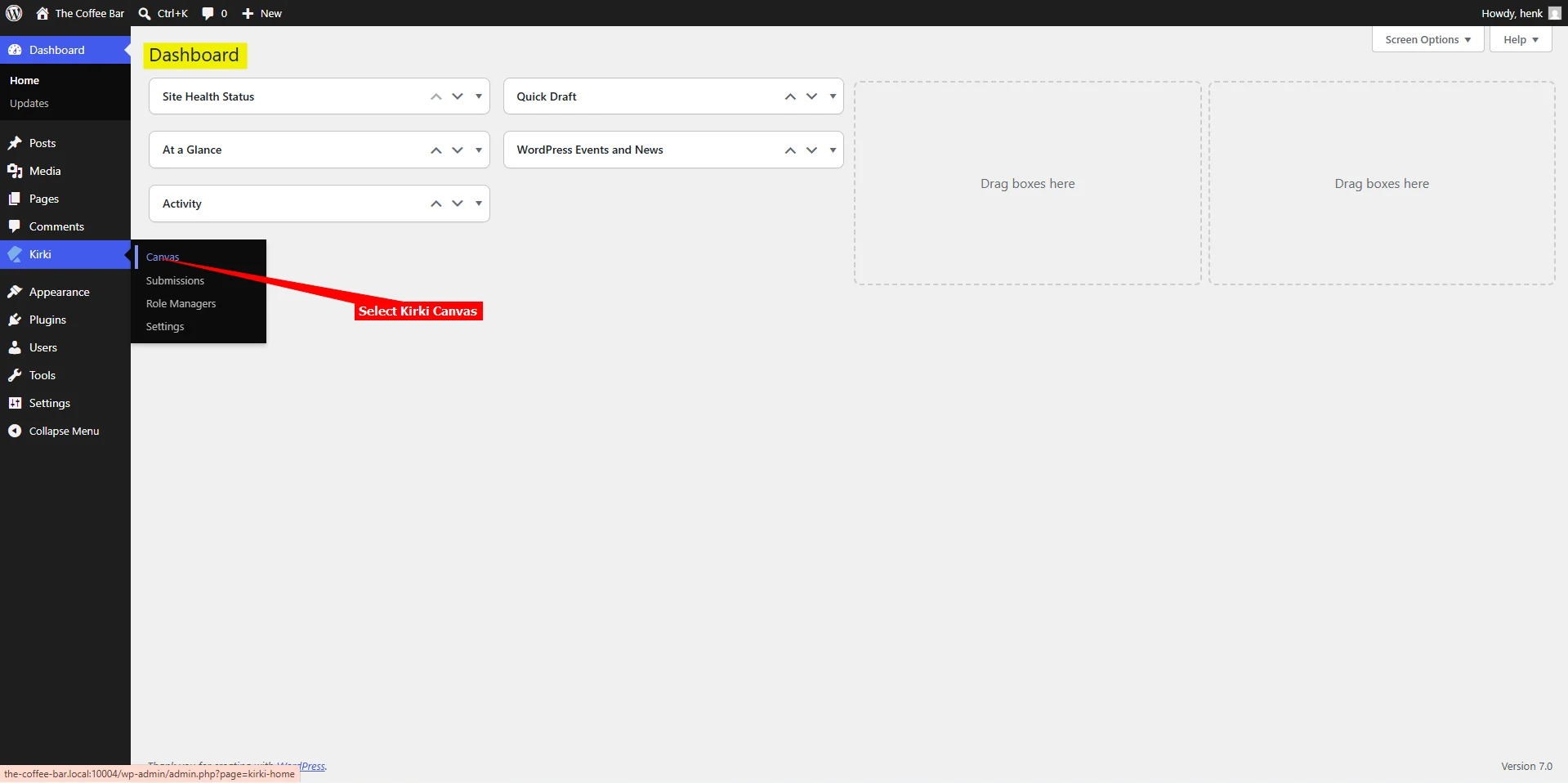 1-WP-Dashboard-Select-Canvas