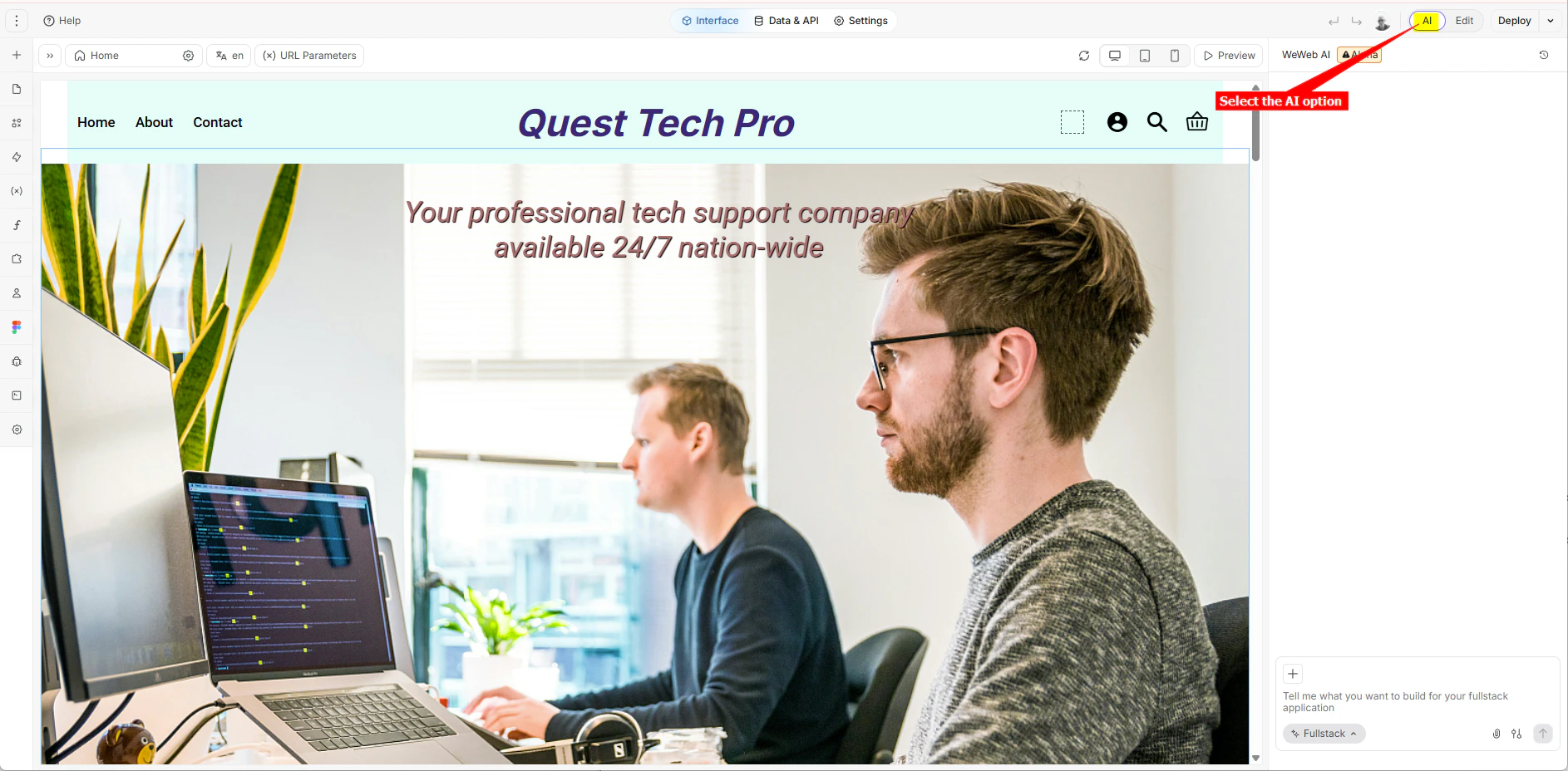 6-WeWeb-Select-AI-option
