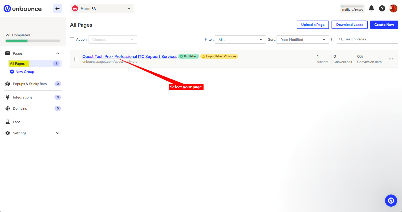 1-Unbounce-Dashboard-select-page