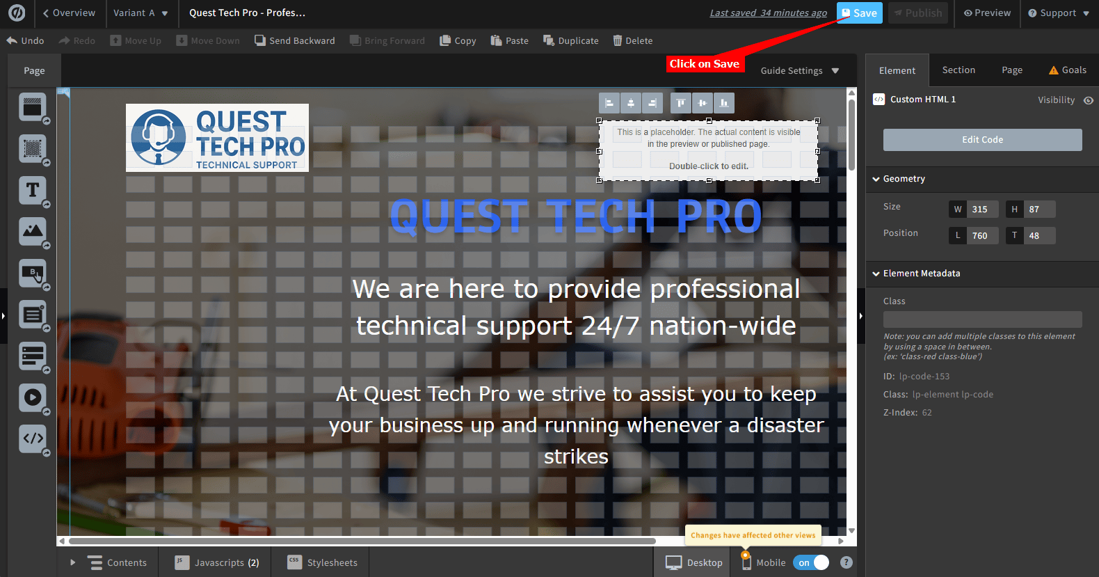 5-Unbounce-Click-on-Save
