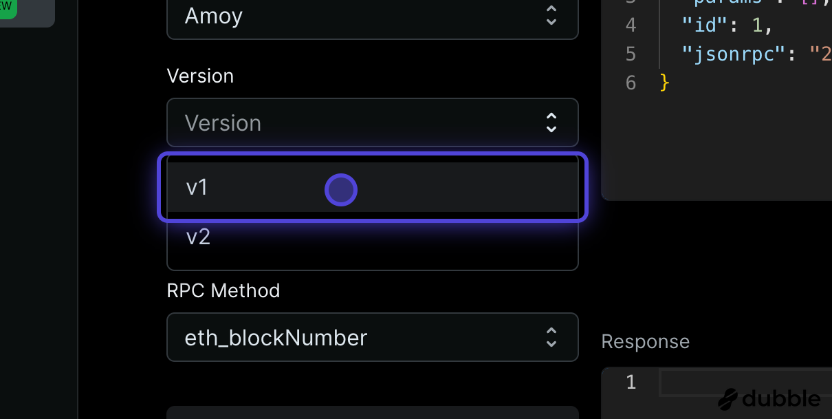 API Version Selection