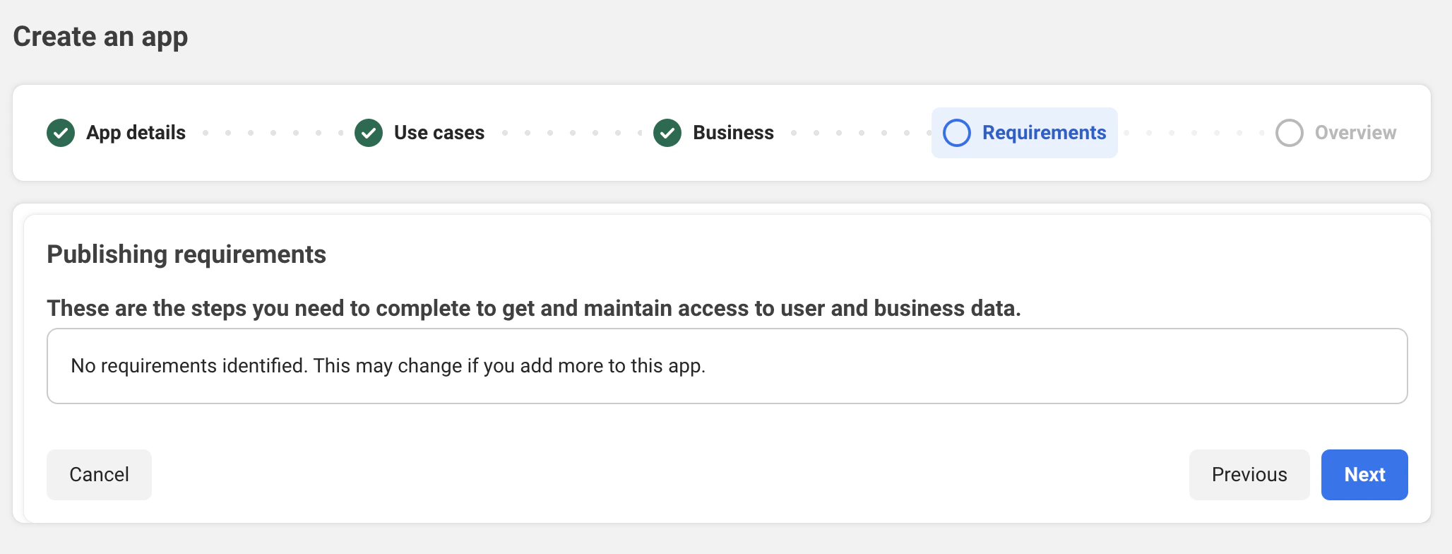 App Creation Continue