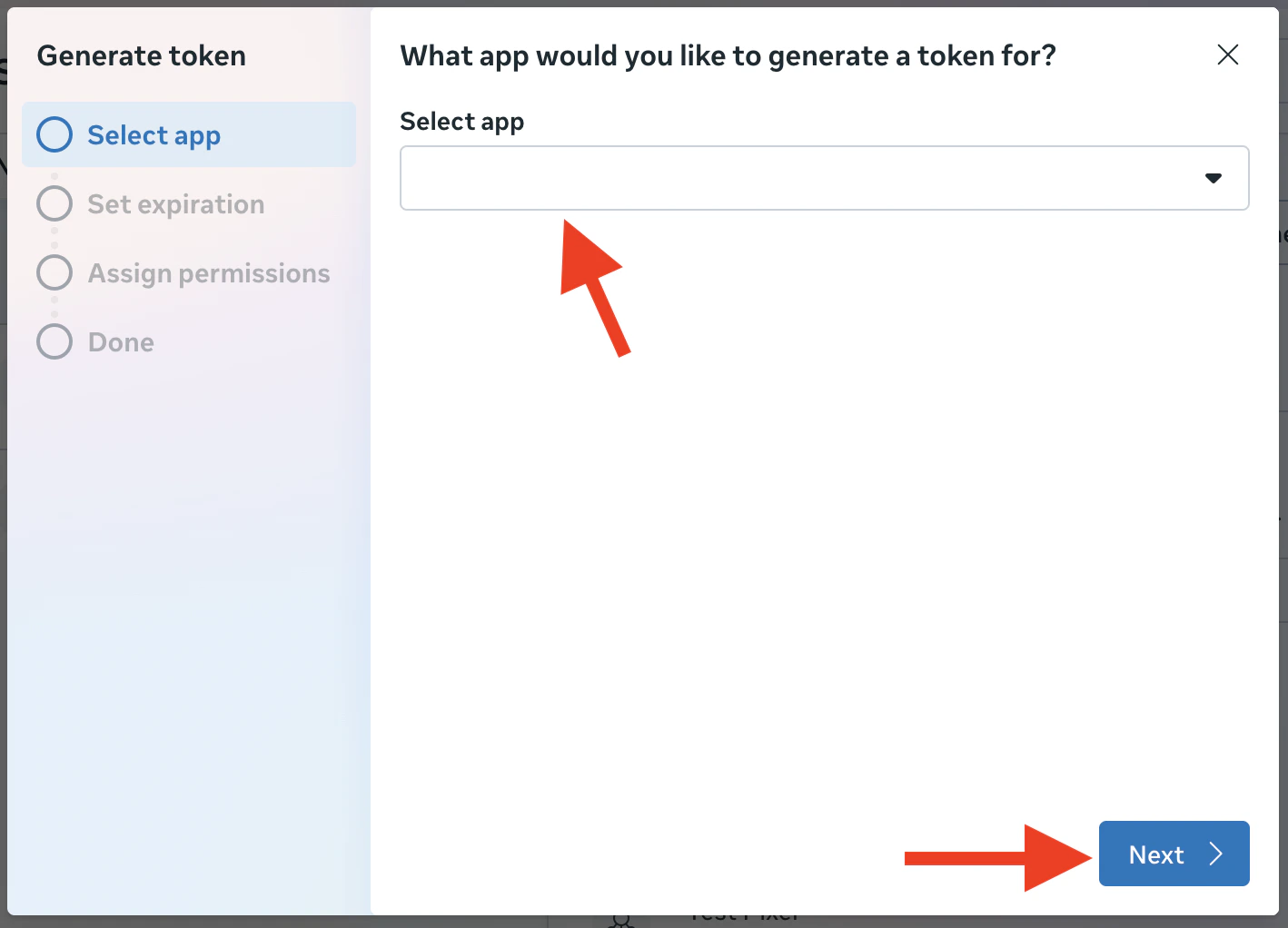 Generate Token Button