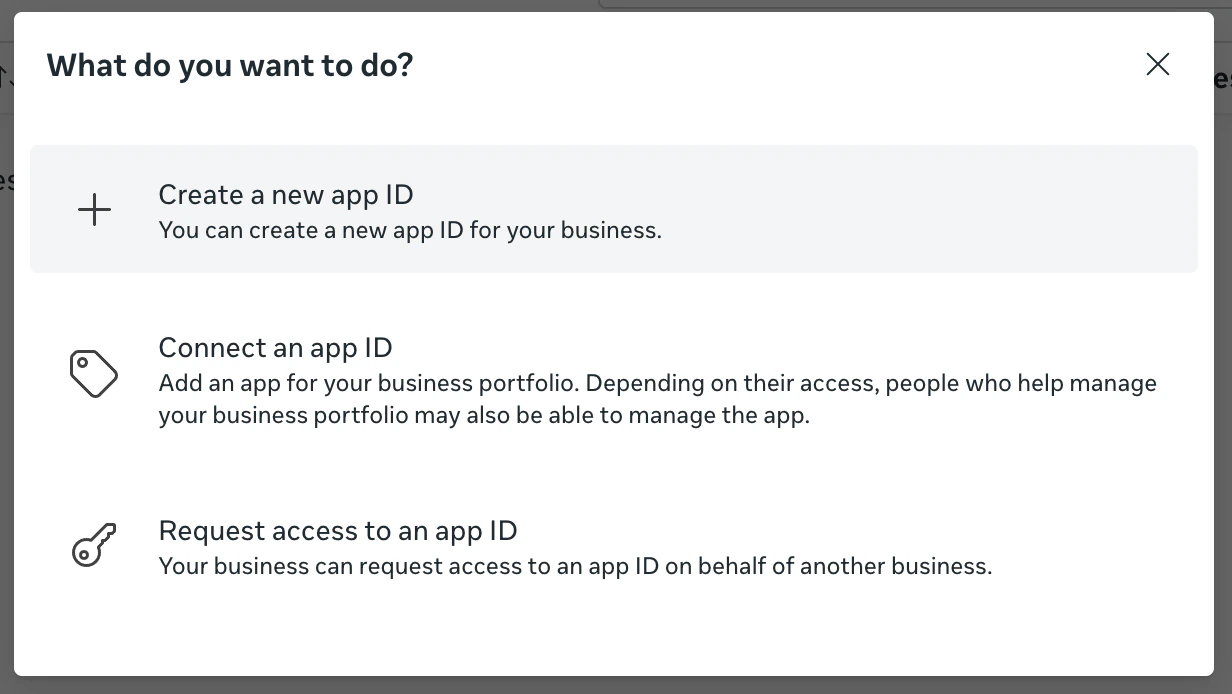 Facebook Developers Portal