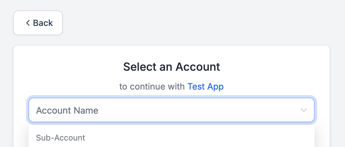 LeadConnector Sub-Account Selection