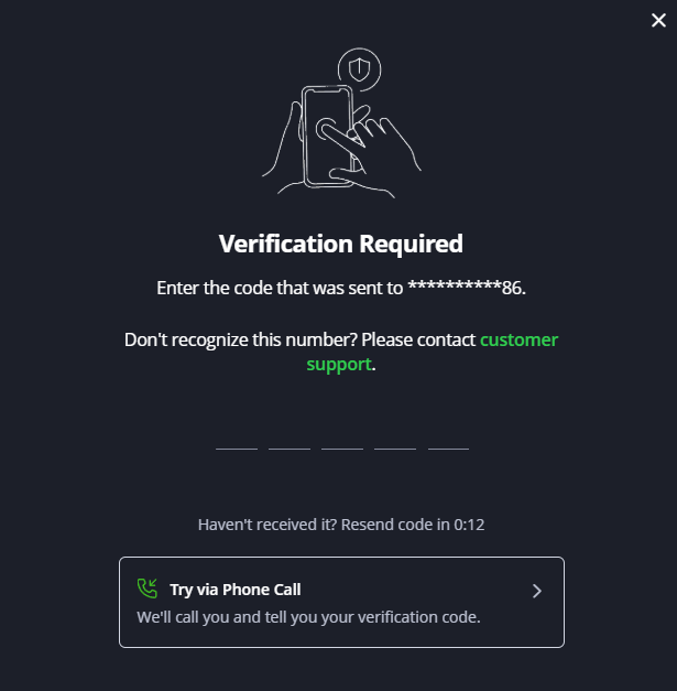 API Key Management > Verify Identity