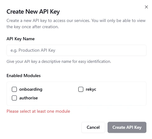 Copy your API key