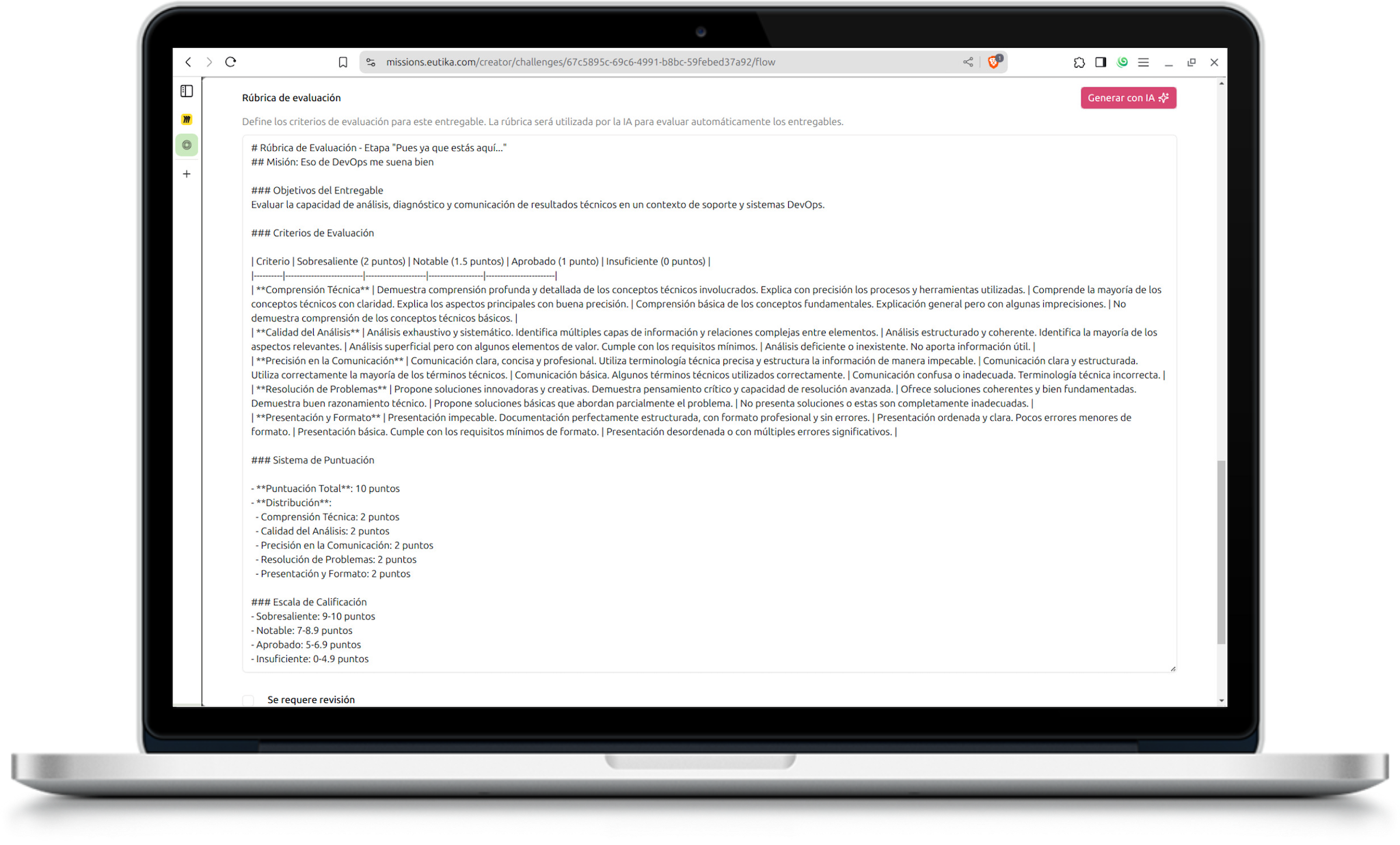 Agente IA Diseno Evaluacion Pn