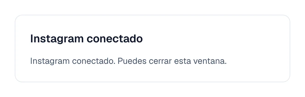 Eva avisa que Instagram quedó conectado y regresa al canal.