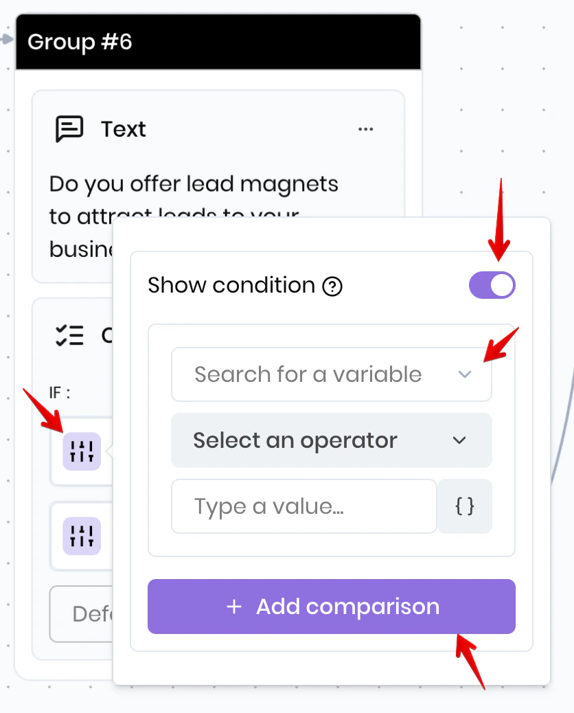 Choices Conditional Display Enabled Pn