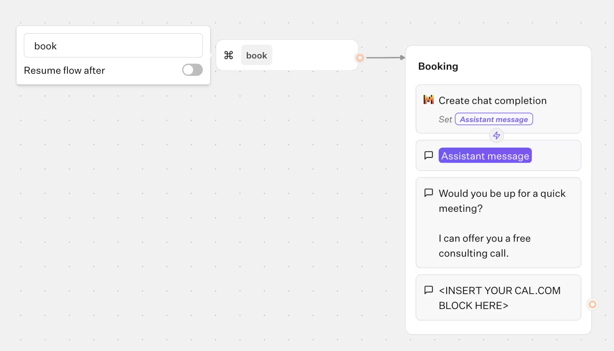 Command event in Evallo editor