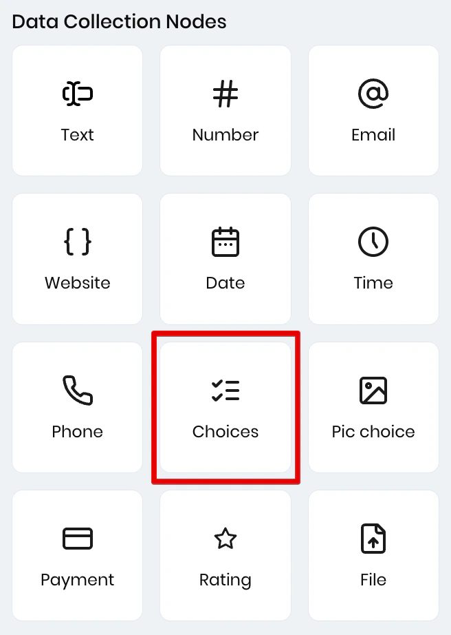 Node Choices Pn Node Choices Pn