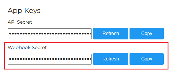 Webhook Secret