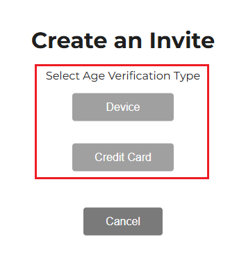Select the verification method