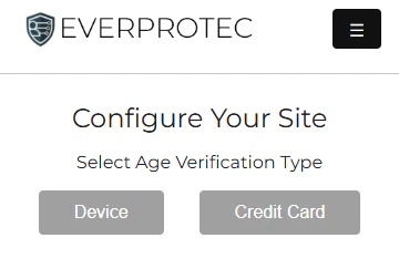 Select the verification type