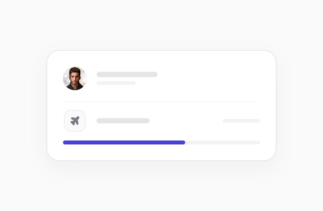 Time off tab under the employee's profile, with one policy's balance bar.
