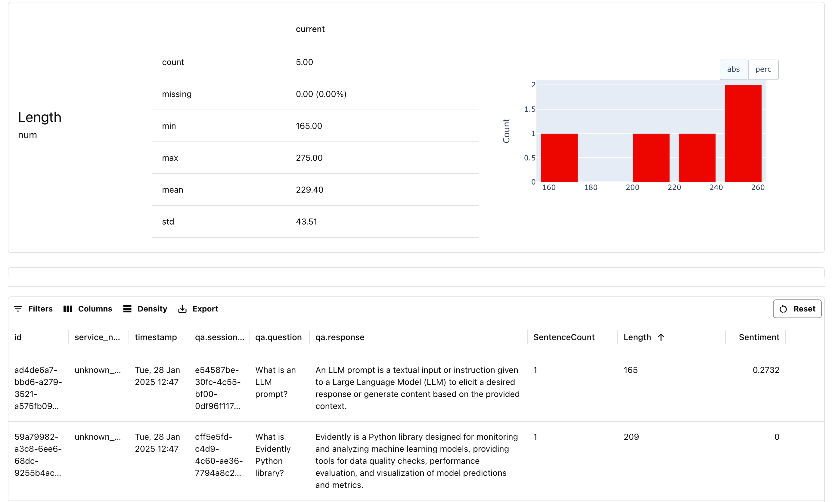 Tracing - Evidently AI - Documentation