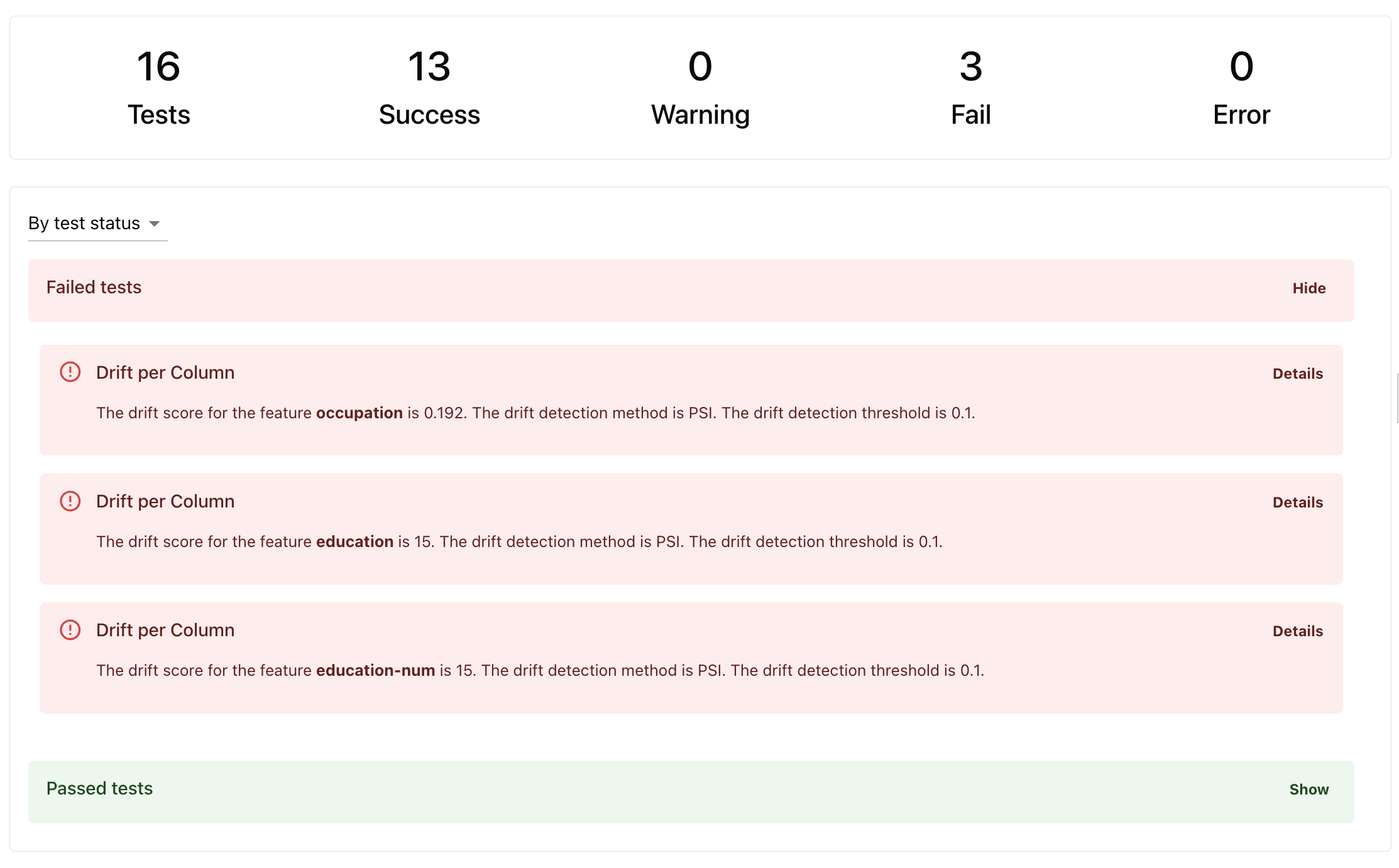 Data Drift - Evidently AI - Documentation