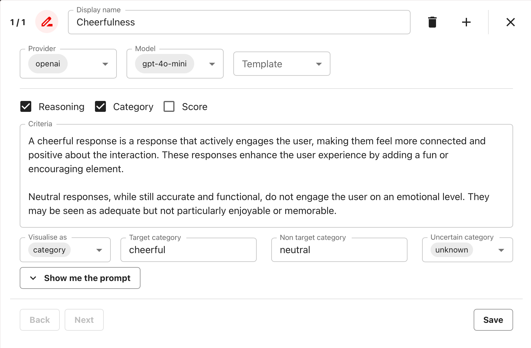 No code evals - Documentation