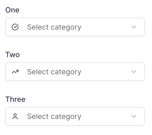 Icon support for dropdowns