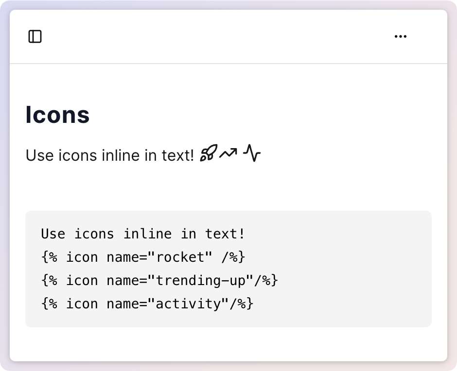 Icon Component