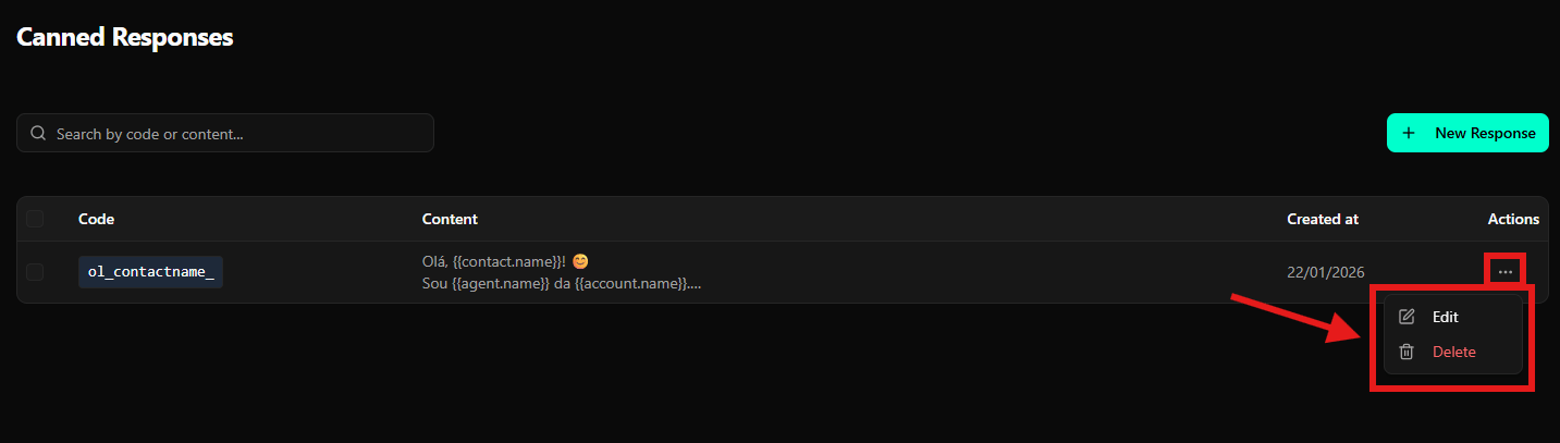 Macro actions menu highlighted - options View, Execute, Edit and Delete