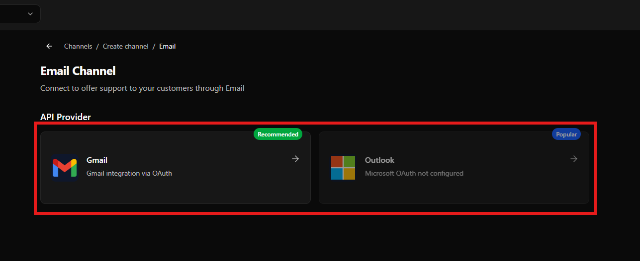 Provedores de Email: Gmail e Outlook