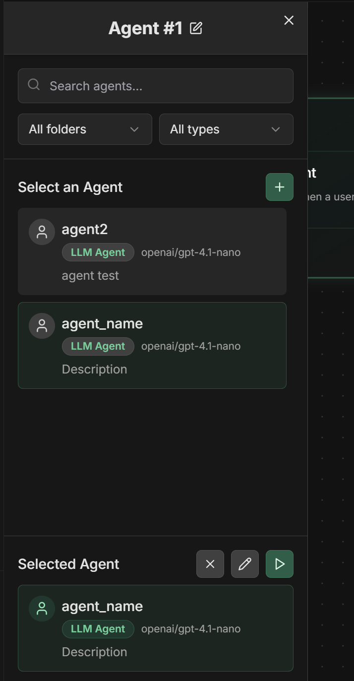 Configuring Agent Node