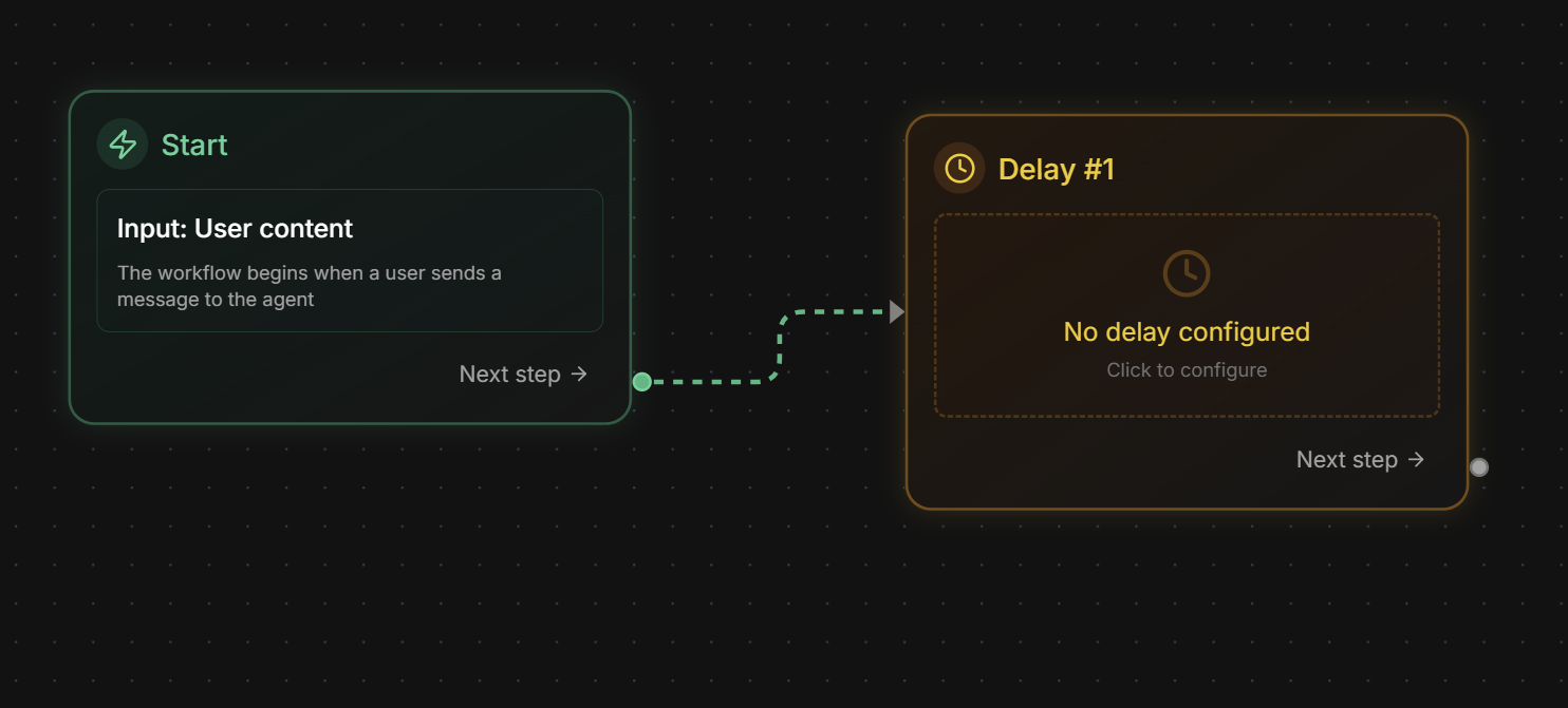 Delay Node on Canvas