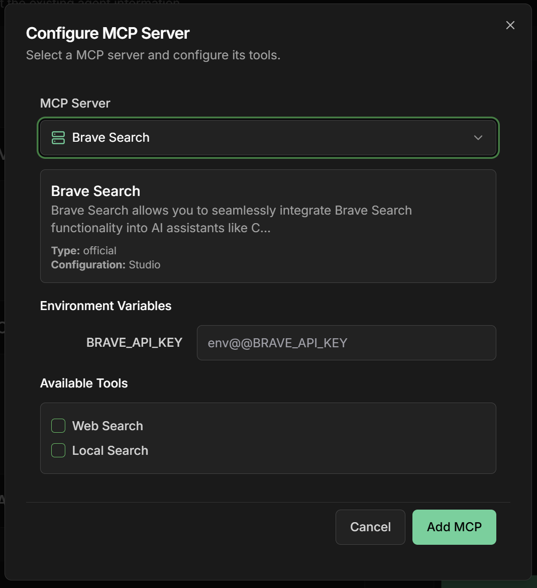 Configuração Simples do Servidor MCP