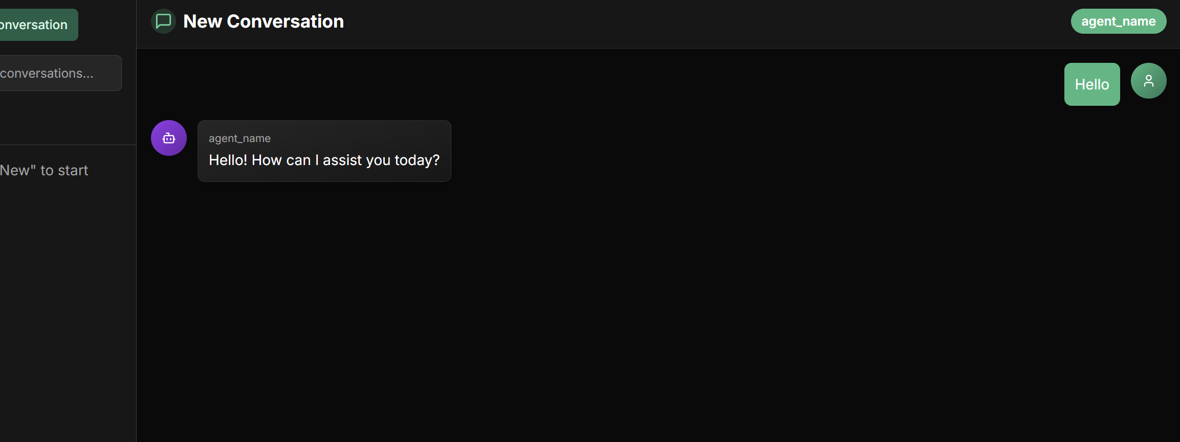 Chatting with the Agent