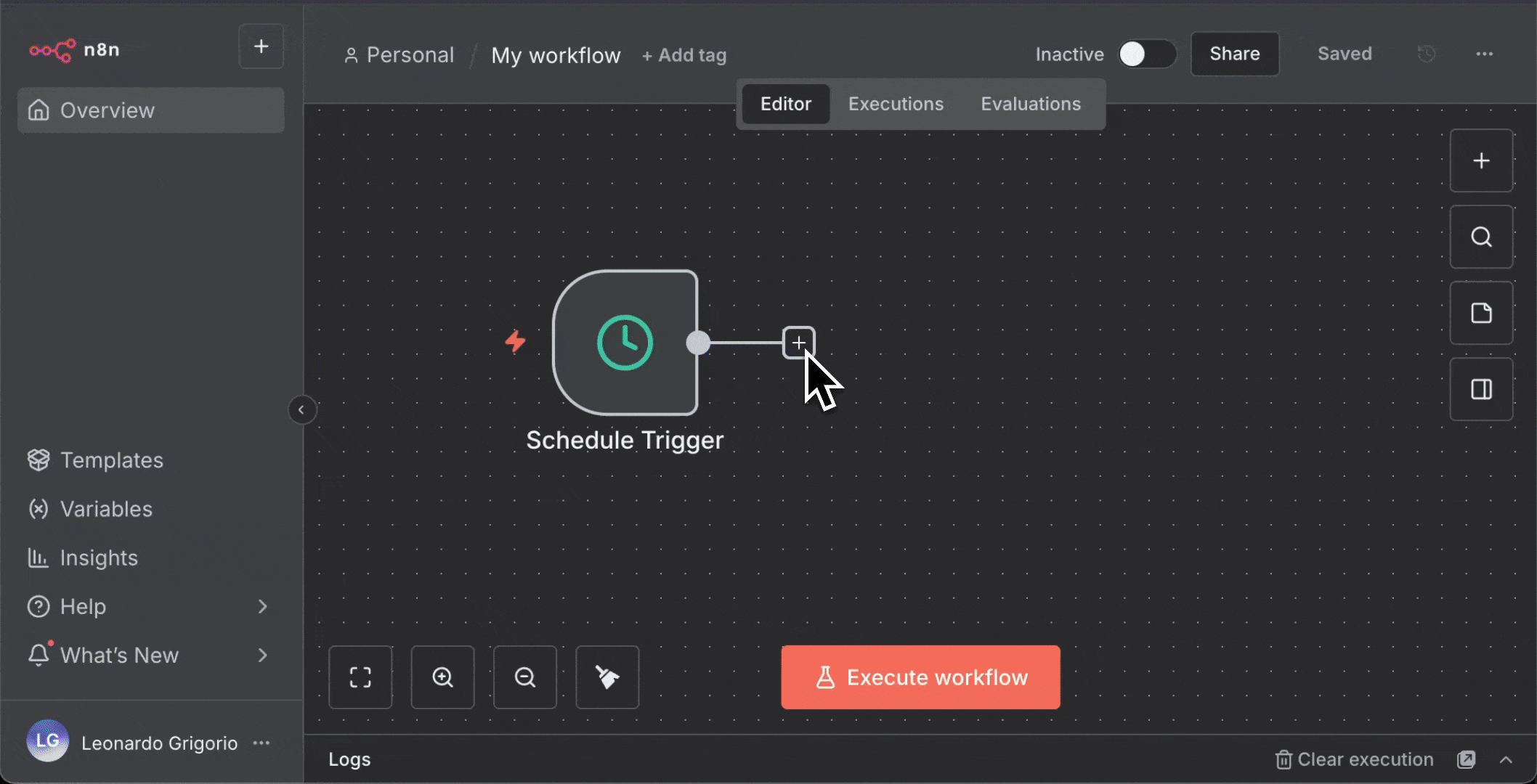 Adding and configuring Evocrawl node with the blog URL and Summary format selected