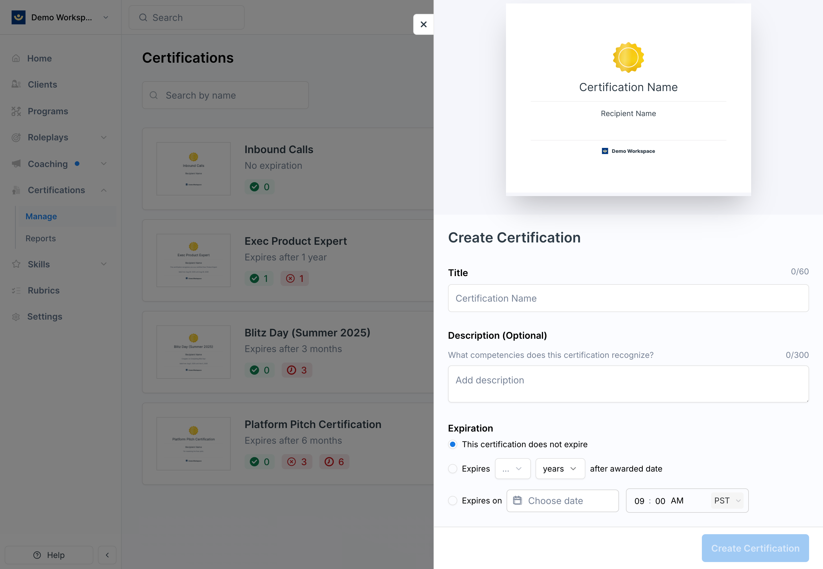 Demo Exec Com Rubrics(10)