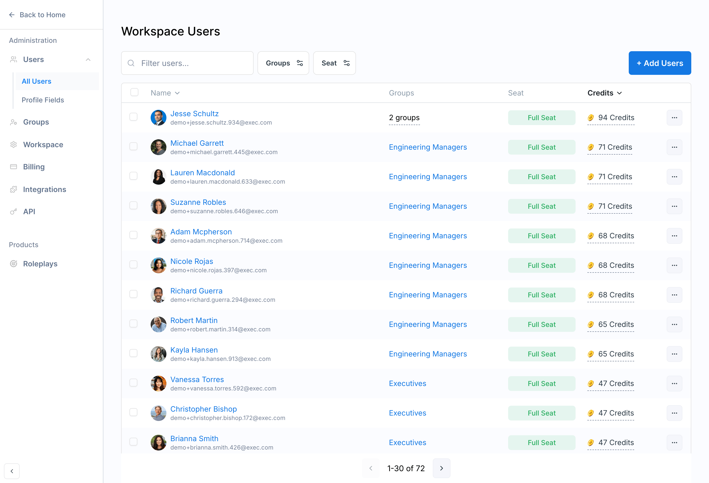 Demo Exec Com Rubrics(20) 1